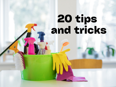 20 tips and tricks for cleaning hacks